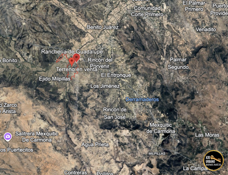 Terreno en Ranchería de Guadalupe, Mexquitic de Carmona.