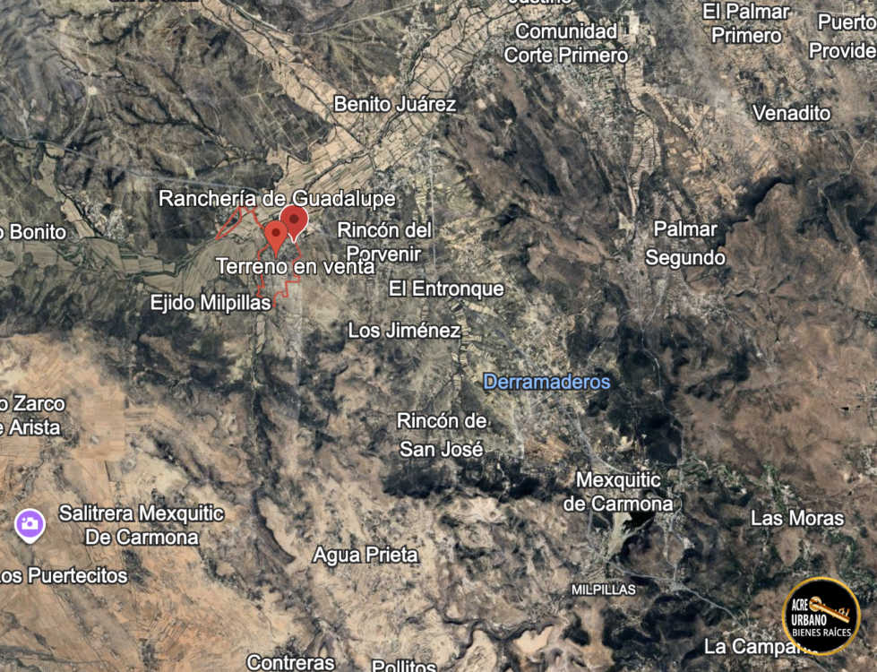 Terreno en Ranchería de Guadalupe, Mexquitic de Carmona.